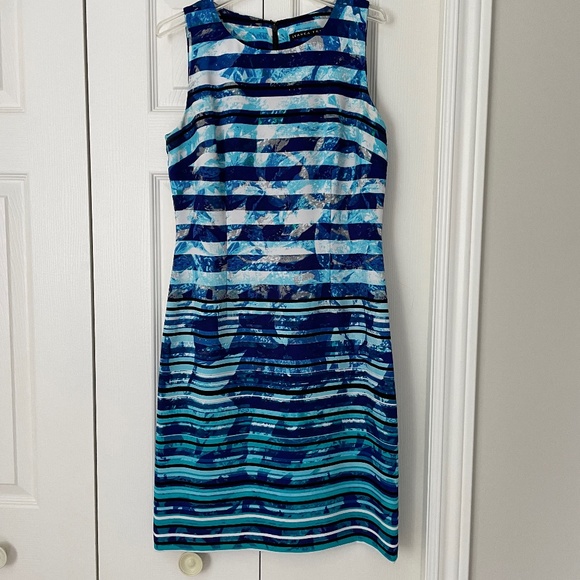Ivanka Trump - printed sleeveless dress size 4 - Picture 1 of 3